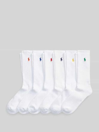 Ralph Lauren Socken aus Baumwoll-Mix im 6er-Pack in Weiss, Gr&ouml;&szlig;e 40-46