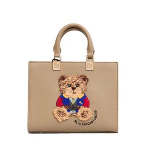 Rue Madame París Mujer, Bolsos, Beige, Talla: ONE Size