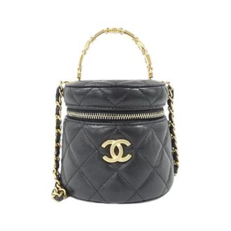 Chanel Pre-owned Lambskin Shoulder Bag - Dames - Pre-owned - Zwart - Maat: ONE Size Taf