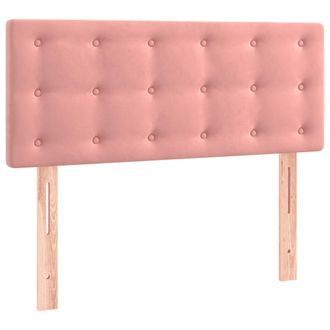 vidaXL Cabecero De Terciopelo Rosa 90x5x78/88 Cm Vidaxl