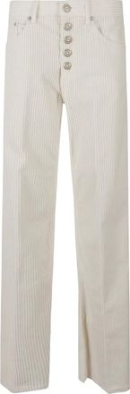 Dondup Mujer, Pantalones, Beige, Talla: W26