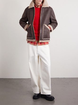 Baracuta Shearling Aviator Jacket