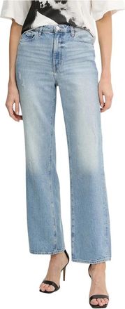 Guess Rechte jeans - Dames - Jeans - Blauw - Maat: W30 L32 Katoen