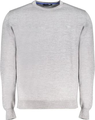 Harmont & Blaine Truien & Vesten, Heren, Grijs, 2Xl, Wol, Trui met ronde hals
