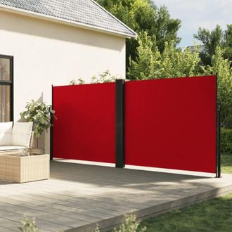 vidaXL Toldo Lateral Retr&aacute;ctil Rojo 160x1200 Cm Vidaxl
