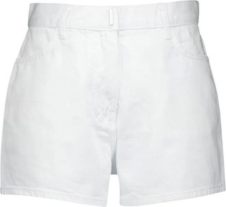 Givenchy Dames, Korte broeken, Wit, Maat: XS Denim