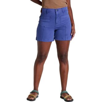 Toad & Co Womens Linden Canvas Short in Iris at Nordstrom, Size 14