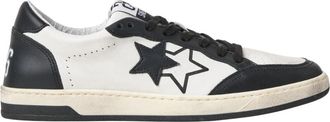 2Star Sneakers - Heren - Sneakers - Zwart - 43 EU - Leer - Schoenen
