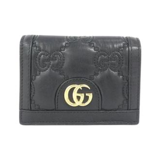 Gucci Pre-owned Wallets, female, Black, Size: ONE SIZE Pre-owned GG Matelass&eacute; Leather Wallet