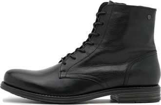 Sneaky Steve Shank - Heren - Veterlaarzen - Zwart - 42 EU - Leer - Schoenen