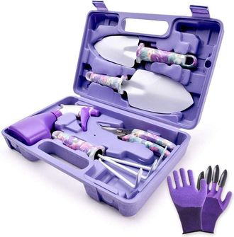 OEM Elegante Kit De Jardiner&iacute;a Para Mujer: Guantes, Pala, Tijeras Y Herramientas, Para Principiantes Y Expertas