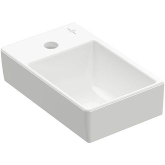 Villeroy & Boch Avento fontein 1 kraangat links zonder overloop 36x22cm - wit