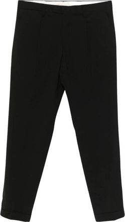 BRIGLIA 1949 Kostuumbroek - Heren - Nette broeken - Zwart - XL - Wol - Broeken