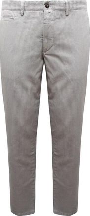 BRIGLIA 1949 Pantalon Katoen/Linnen Broek - Heren - Chinos - Grijs - XL - Katoen - Broeken