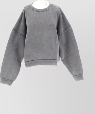 Acne Studios crew neck long sleeve ribbed top
