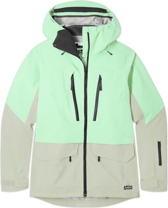 Stio | Womens Figment Jacket, Size Extra Small in Picnic/Sage Flats
