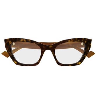 Gucci Gg1334O Optical Frame - female - Gucci - Glasses - Brown - 52 MM - Accessories