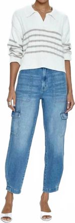 Pistola Denim Josephine High Rise Cargo Jeans In Paradigm