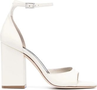 PARIS TEXAS Fiona Sandal - Dames - Sandalen met hakken - Beige - 40 EU - Leer - Schoenen