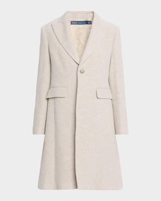 Polo Ralph Lauren Single-Button Herringbone Coat