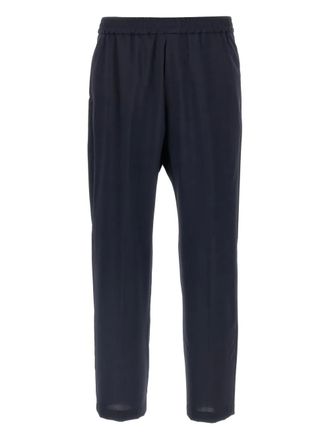 Barena Bativoga pleated elastic-waistband trousers - Blue