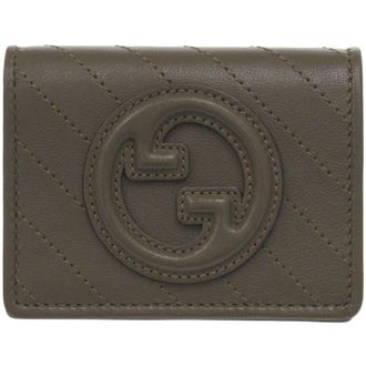 Gucci Brown Leather Wallet (Bi-Fold) (Pre-Owned)