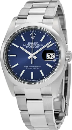 Rolex Datejust 36 Blue Dial Mens Watch 126200BLSO