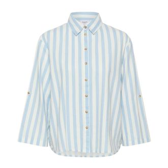 Saint Tropez Skyway Ice Stripe - 304721 - - Blouses & Shirts - Donna - Multicolore - XS
