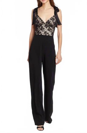 Amanda Uprichard Audrielle Jumpsuit In Black