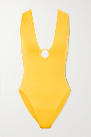 Eres Costume Da Bagno Con Decorazione Micaela - Giallo
