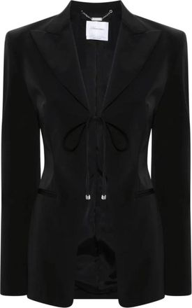 Blumarine Single-breasted jasje - Dames - Blazers - Zwart - XS - Jassen