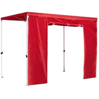Regalos Miguel Regalos Miguel - Laterales Individuales Carpas Plegables - Lateral Con Puerta 2 Metros Master - Rojo