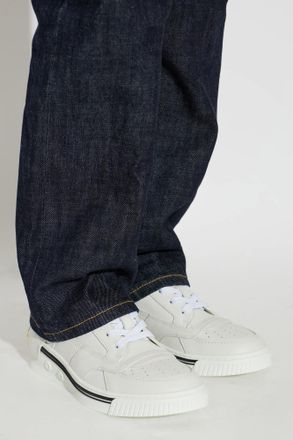 Fendi Fender Sneakers, Womens, White