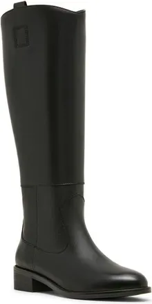 Blondo Carolena Waterproof Knee High Boot in Black Leather at Nordstrom, Size 8.5
