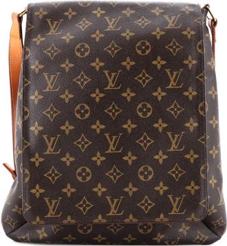 Louis Vuitton Musette Salsa Handbag Monogram Canvas GM crossbody bag - Bruin