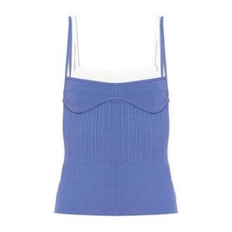 Diesel Sleeveless Tops, female, Blue, Size: XL M-Zarrina Top