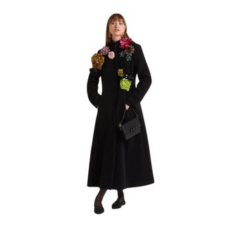 Maliparmi Mujer, Abrigos, Negro, Talla: XS