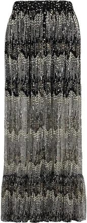 Paco Rabanne Maxi Skirts - Dames - Maxi Rokken - Zwart - XS - Rokken