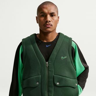 Nike Mens Project F.R.O.G. Bubble Pod Vest in Green | II2487-323
