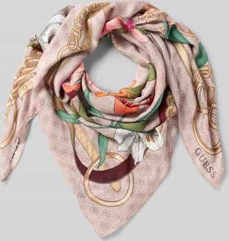 Guess Tuch mit Label-Print Modell KEFIAH in Beige, Gr&ouml;&szlig;e 1