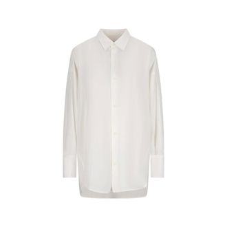 Darkpark Shirts, female, White, Size: XS Carla Oversize Viscose Gauze Shirt