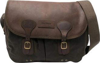 Barbour Tarras Messenger Bag - Heren - Schoudertassen - Groen - ONE Size - Katoen - Tassen