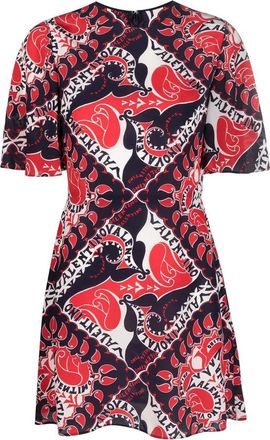 Valentino Garavani Archive Manifesto A-Line Dress
