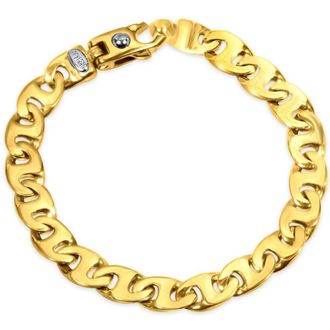 Pompeii3 Mens Marine Link 14k Gold (30gram) or Platinum (48gram) 9mm Bracelet 8