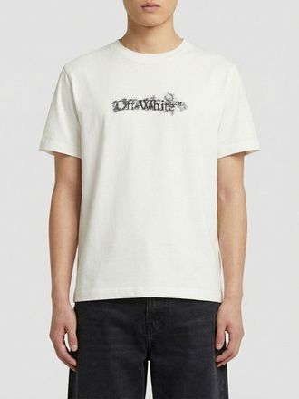 Off-white T-shirt in cotone con logo Arrow Off-White