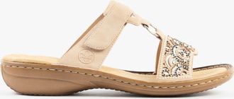 Rieker 608k2-31 Womens Sandals Pink - Size UK 6.5