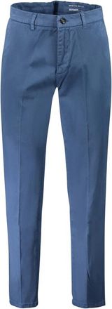 North Sails Blauwe Slim Fit Broek met Borduurwerk - Heren - Chinos - Blauw - W33 - Broeken