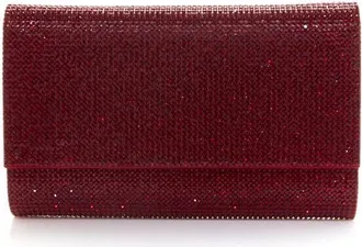 Judith Leiber Fizzoni Beaded Clutch in Ebonized Siam at Nordstrom