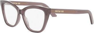 Dior Midnight Cat-Eye Frame - Dames - Brillen - Roze - 54 MM - Accessoires