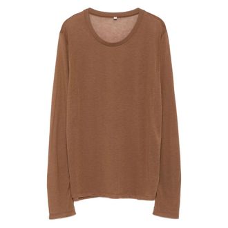 BASERANGE Round-neck Long-sleeve Top